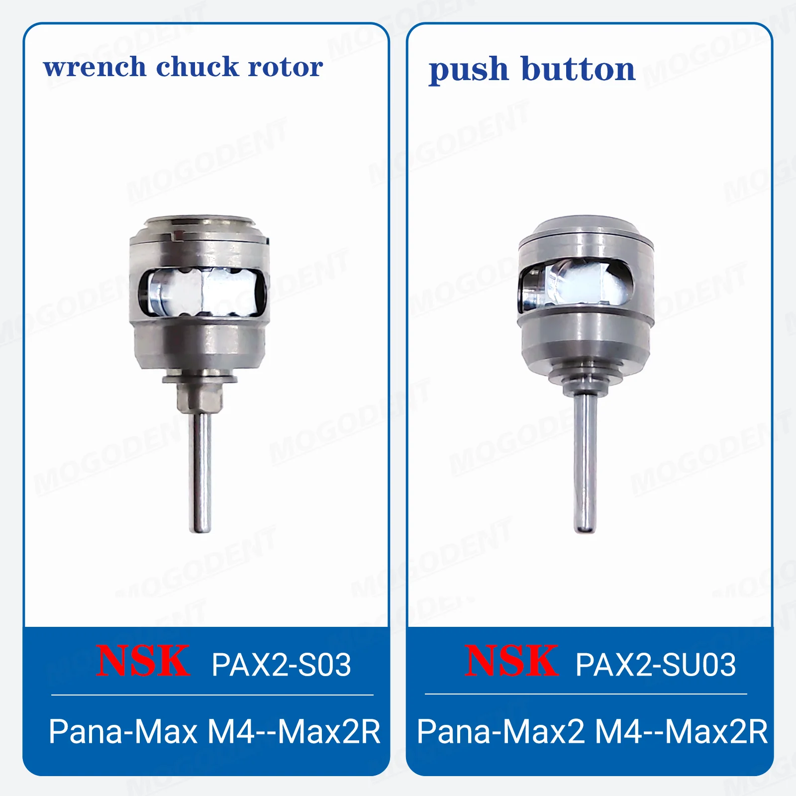 

Dental PAX2-S03/PAX2-SU03 Air Rotor Turbine Cartridges Fit NSK Pana-Max2 M4/Max2R High Speed Handpiece