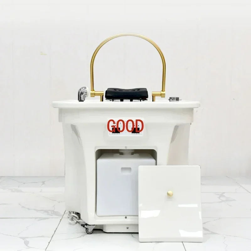 TAOHair Spa Massage Bed Portable Japanese Water Chairs Living Room Shampoo Chair Hoop Hairdressing Sillas Peluqueria  Styling