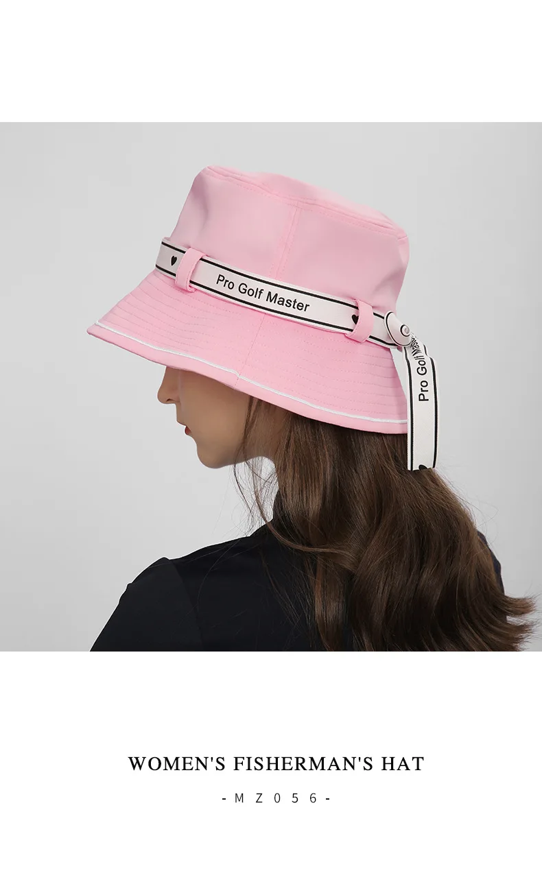 PGM جولف المرأة صياد قبعة القوس حزام قبعة الجولف الشمس التظليل وواقية من الشمس الداخلية امتصاص العرق الفرقة تصميم MZ056