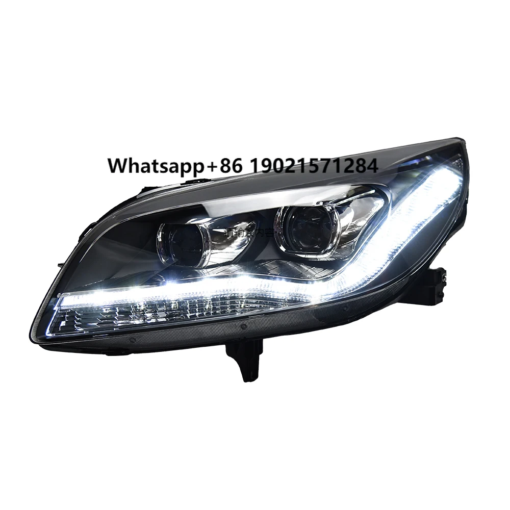 

Авто фары для Chevrolet Malibu 2012-2014, светодиодные передние фонари автомобиля в сборе, обновление, высокое качество, аксессуары для линз проектора с двумя объективами