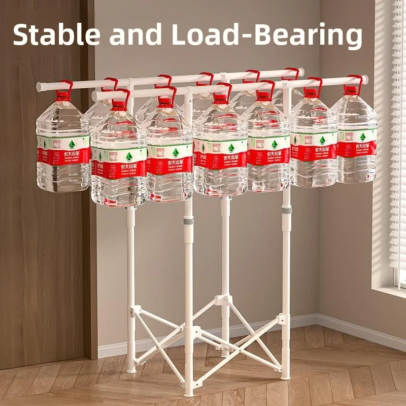 Space-Saving Retractable Floor-Mounted Clothes Drying Rack Balcony Home Use Compact Apartment Indoor Hanging Quilt
