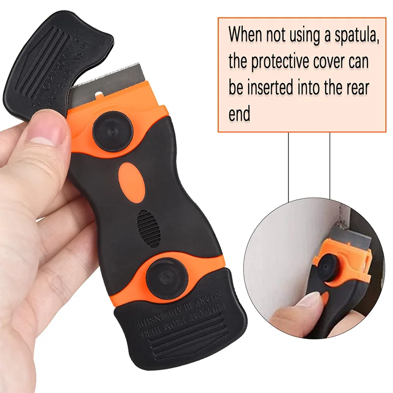 Cleaning Scraper Window Glass Ceramic Scraper Two Kinds Blade Plastic Handle Automotive Film Sticker Remover