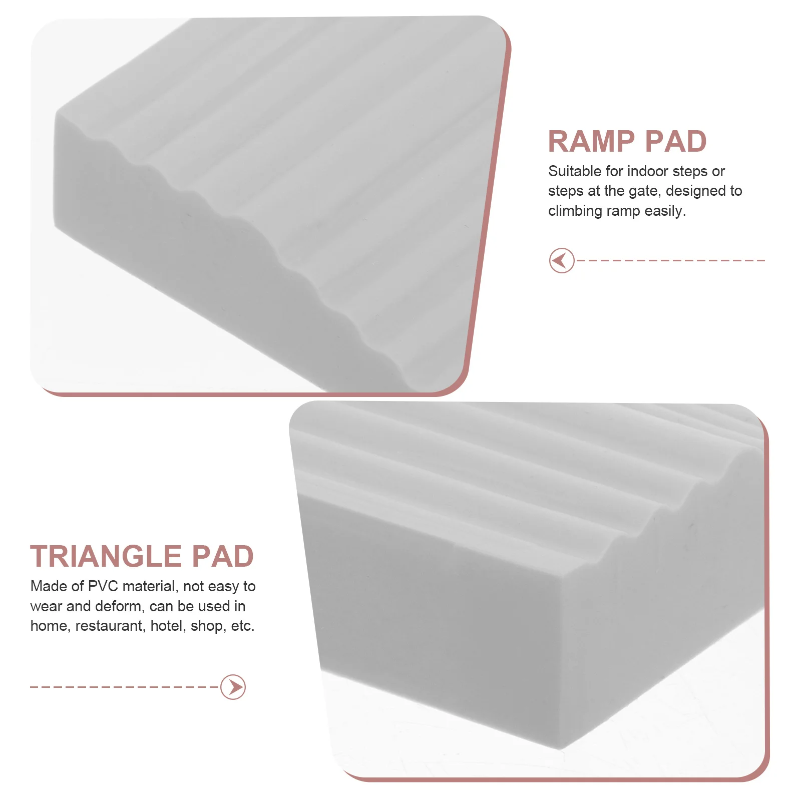 

1pcs Crawling Pad For Sweeping Robot Lightweight Portable Plastic Threshold Ramp Indoor Slope Ramp For Care Use