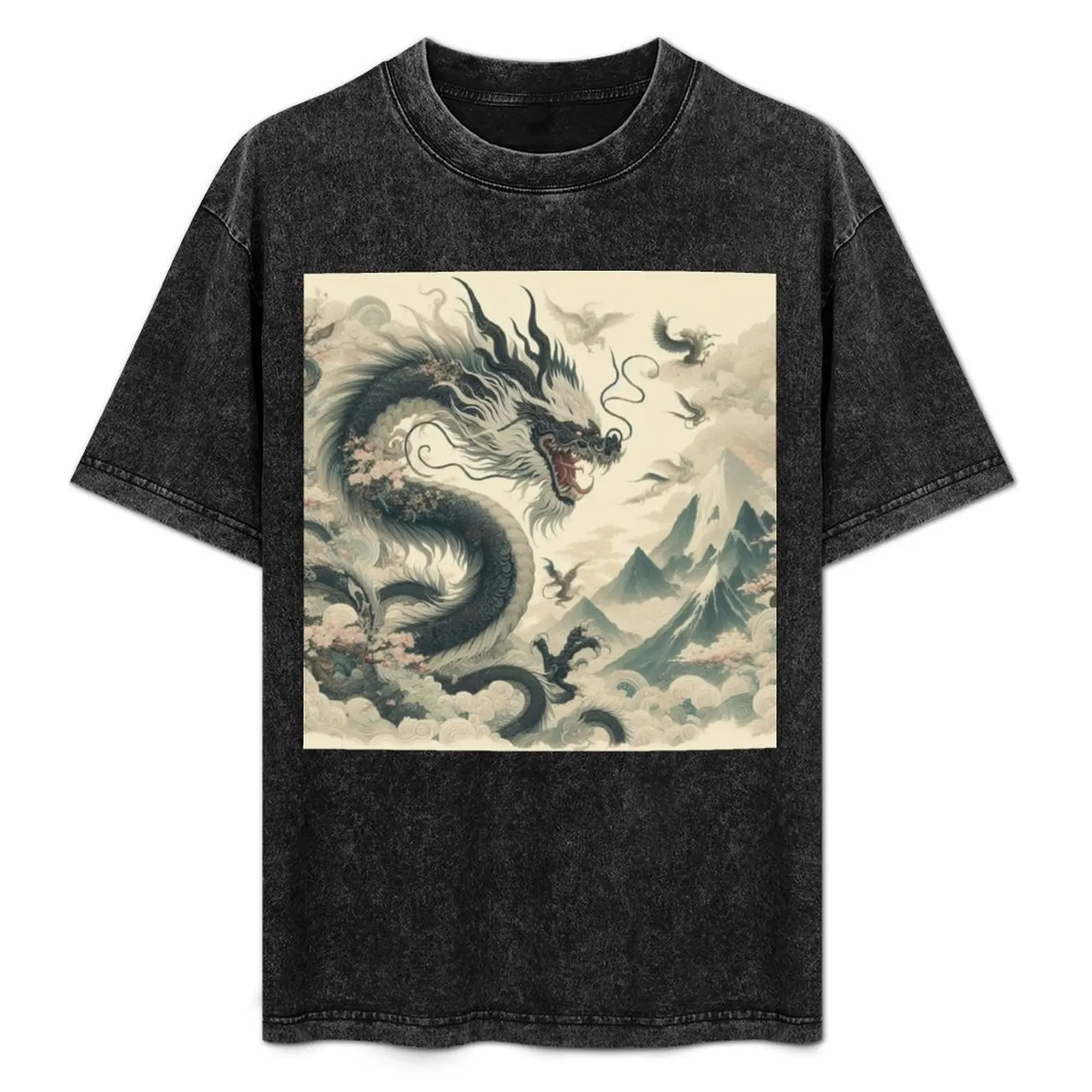 

Black Dragon Dancing in the Sky T-Shirt Performance Dry Fit T-Shirt