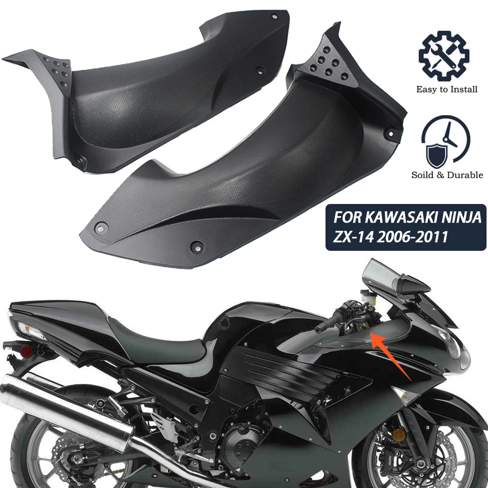 

For Kawasaki ZZR 1400/ZX 14R 2006 2011 Body Fairings Injection Pattern Fairing Infill Air Duct Side Cover Air Box