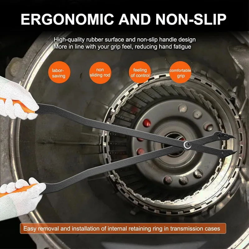 26" Internal Retaining Ring Pliers #1489 Snap Ring Tools Fit for GM 5L40, 5L50, 6L50, 6L80 and 6L90 Transmissions image 4