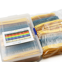 Metal Film Resistor 0.25W 1/4W 130 Values 2600PCS Resistencias Electronica Kit Lots электронная сигарета