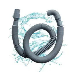 Washer Drain Hose Washer Hose Flexible Drain Pipe Dishwasher Drain Replacement Leakproof Corrugated Discharge Hose Drain Hose