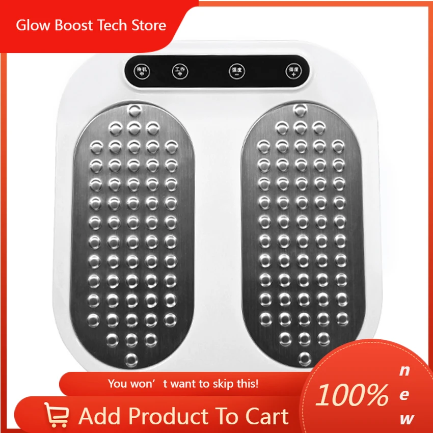 

NYNew Upgrade P100 Foot Massager Energy Frequency Healing Blood Circulation Foot Therapy Massager Device