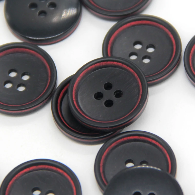 HENGC 15/20mm Fashion Men Coat Round Resin Buttons For Clothes Retro Suit Jacket Cardigan Windbreaker DIY Crafts Wholesale