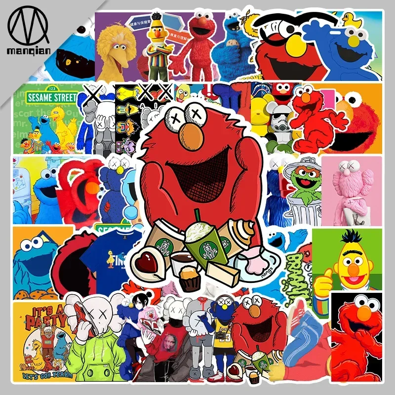 23/50/65pcs Cartoon Anime  Guitar Skateboard Graffiti Car Sticker Waterproof Sticker