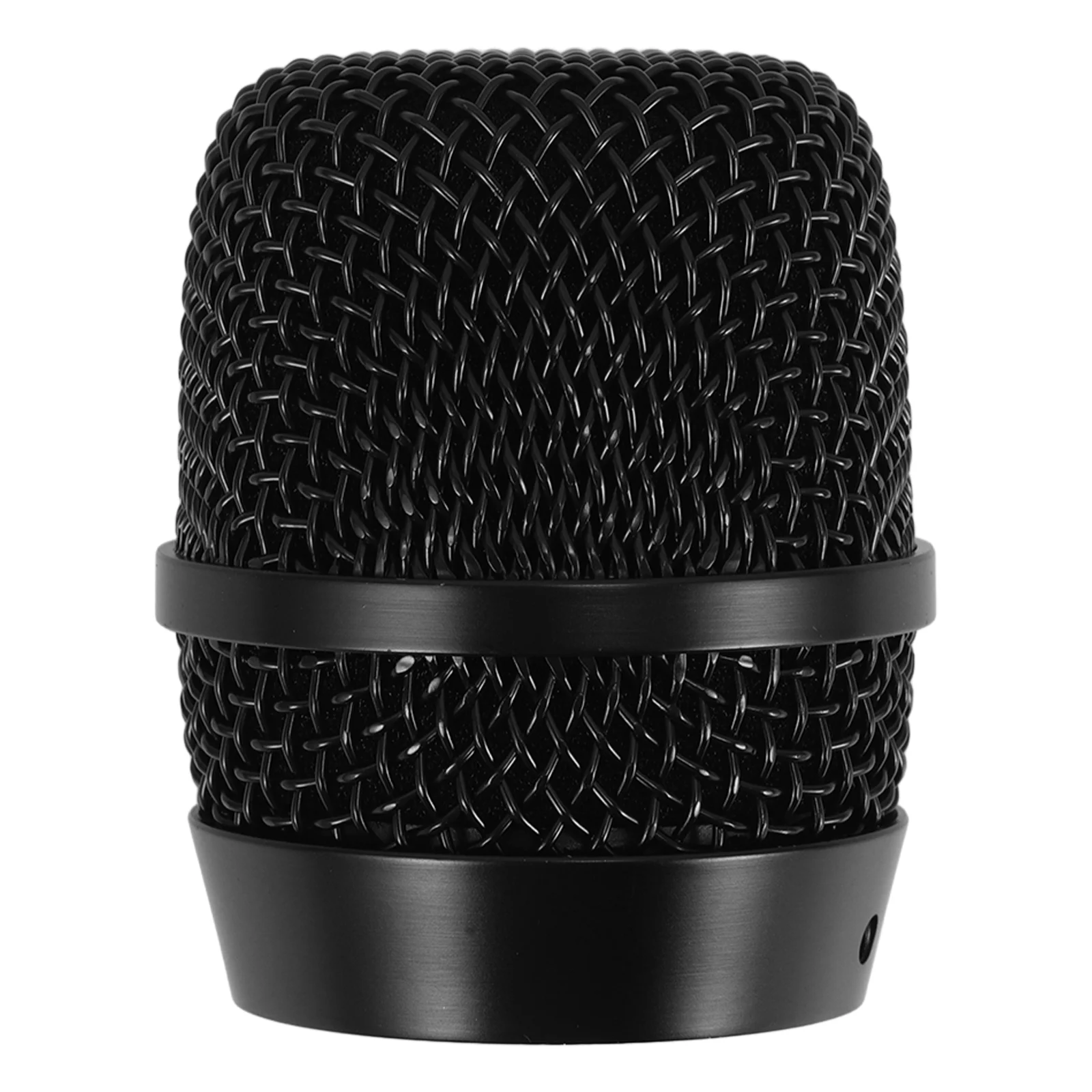 Microphone Grille Mesh Windscreen Metal Parts Head Replacement Black Wireless for