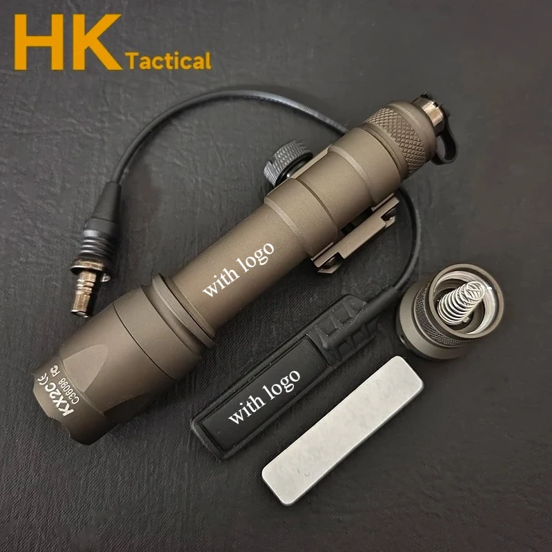 NONE Taktische SF M600 M600C WaffeGun Licht Airsoft Gewehr Taschenlampe Scout Licht Taschenlampe Jagd mit 20mm/mlok Pad Basis zubehör 6