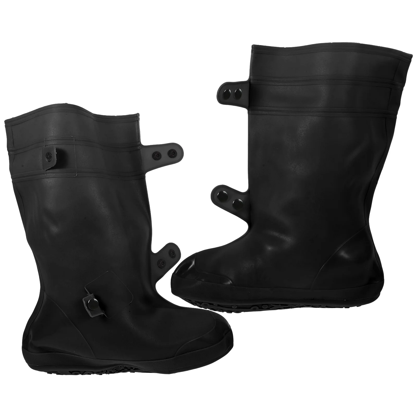 

1Pair Thickened Wear Resistant Rain Boot Overshoes Adults Size 42 43 Waterproof Snowproof Portable Shoe Protector Cover
