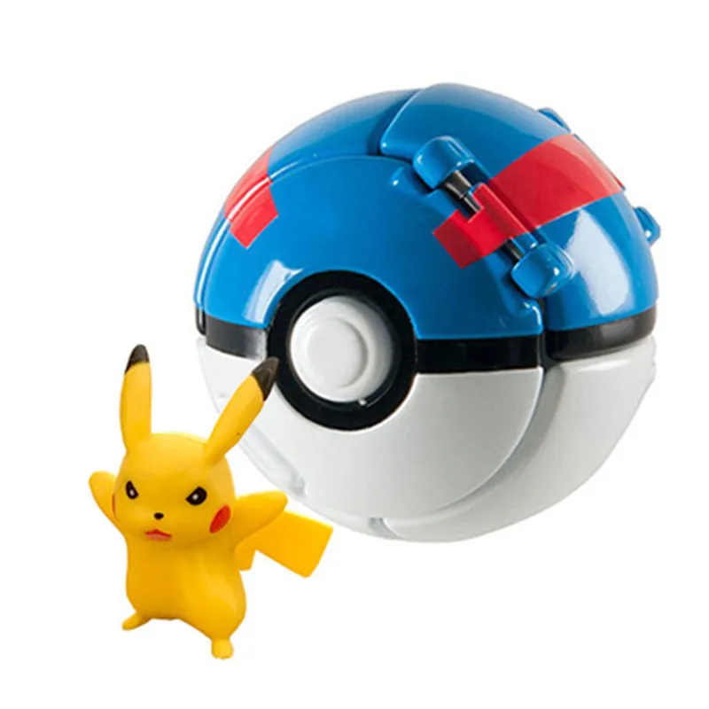 Neue Pokemon Pokeball Anime Actionfiguren Pikachu Squirtle Taschenmonster Variant Pokémon Spiel Elfenball Modell Spielzeug Geschenk