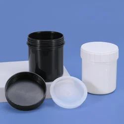 150ML Round Plastic Jar with Inner Cover Food Grade Refillable Storage Containers for Dried Fruit Honey Grain Leakproof