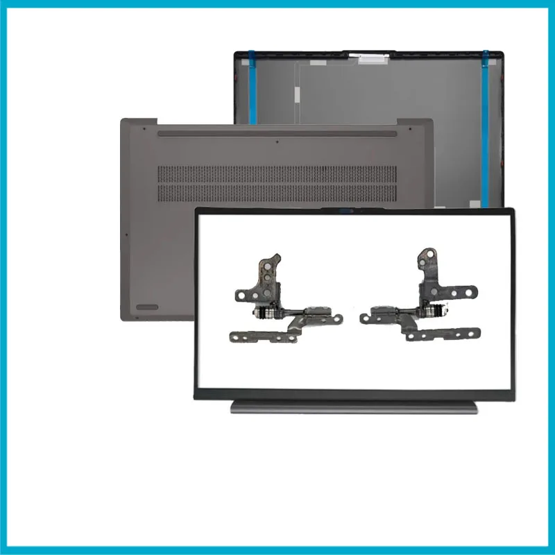 LCD Back Cover Front Bezel Hinges Hinge Cover Gray Metal For Lenovo Ideapad 5 15IIL05 15ARE05 15ITL05 15ALC05 2020 2021