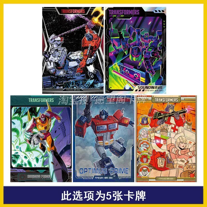 Single Rare KAYOU Transformers Wave1 Card OR Group Foil WR Optimus Prime Puzzle LR Megatron Limited Shiny Collectible Card view 4