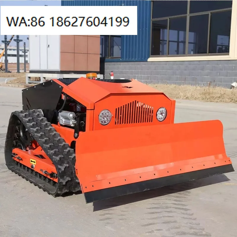 

Customized Color 7.5/ start Remote Control Mini RC Robot Lawn Mower with Snow Plow Wireless Automatic