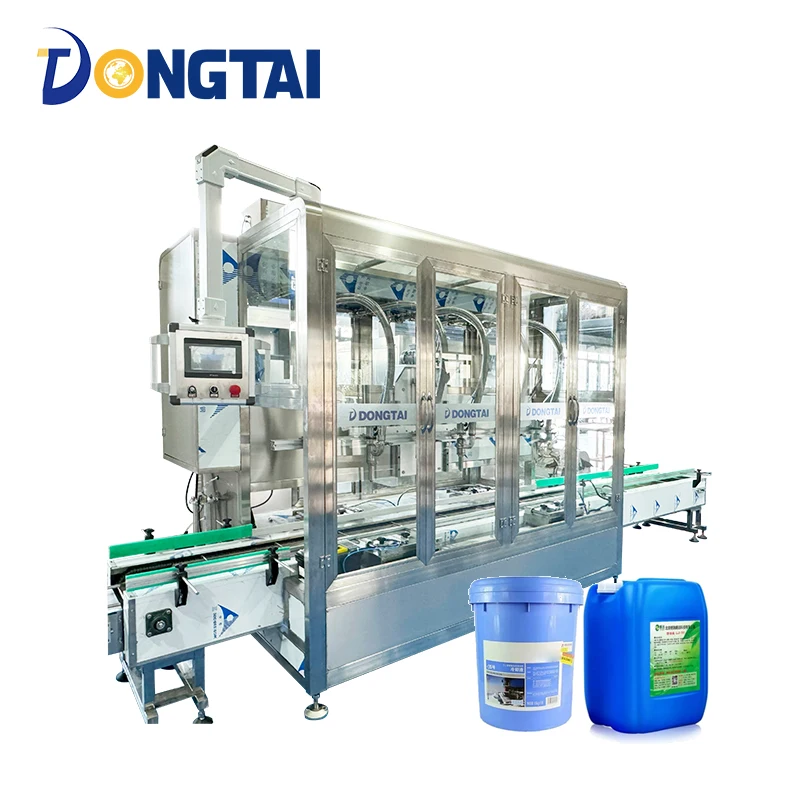 Automatic Large Barrel Liquid  Paint Glue Lubricating Oil Weighing Filling Machine
