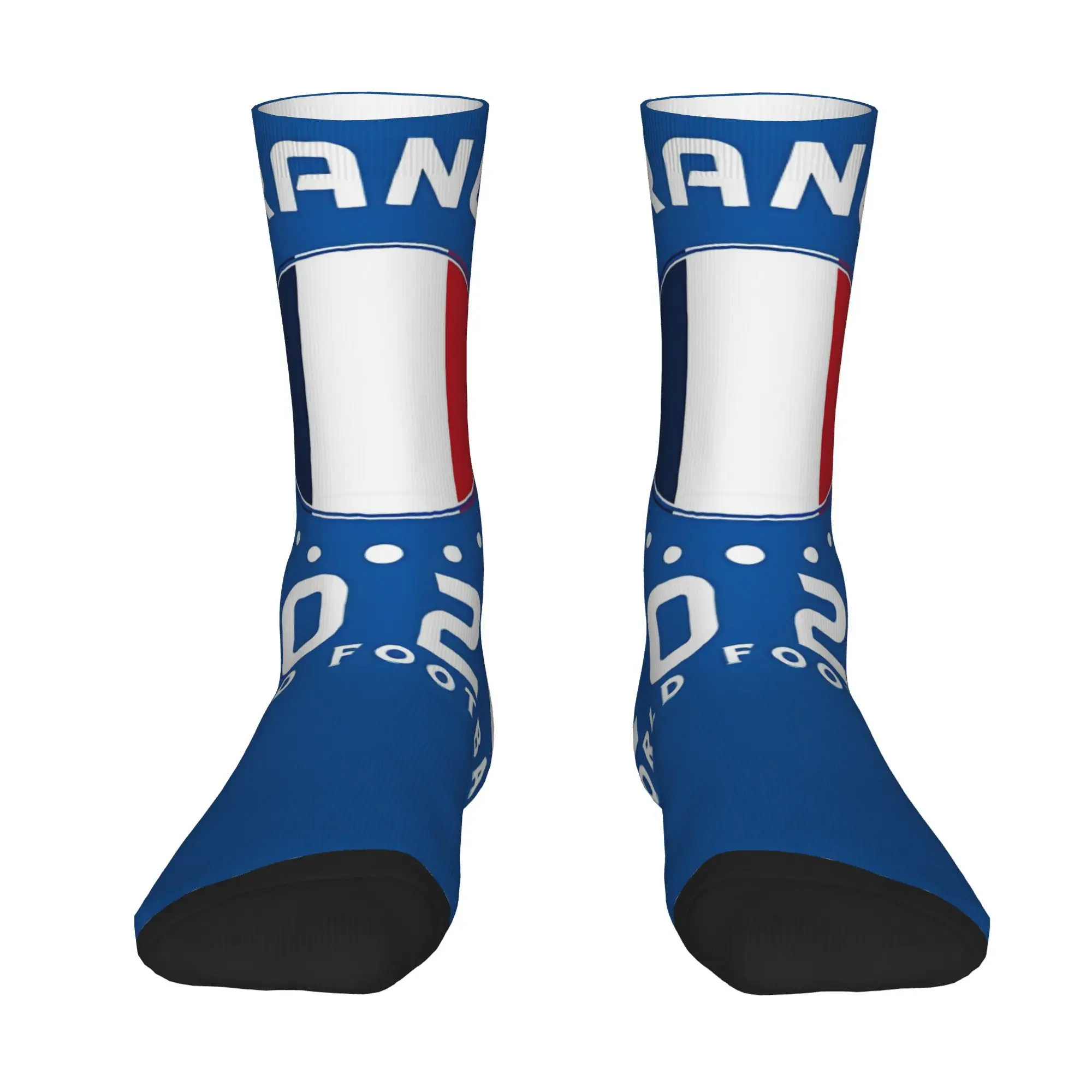 

World Soccer 2026 France Football Fan Desgin Crazy Men's compression Socks Unisex Harajuku Pattern Printed Novelty Crew Sock