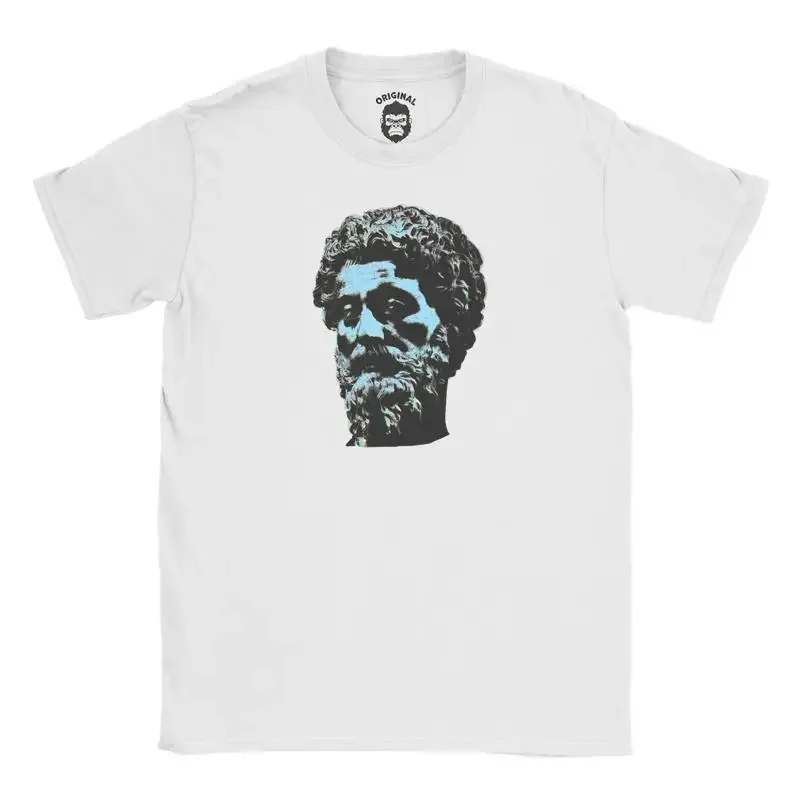 Marcus Aurelius Retro Pop T Shirt Vintage Stoic Stoicism Philosophy Memento Mori