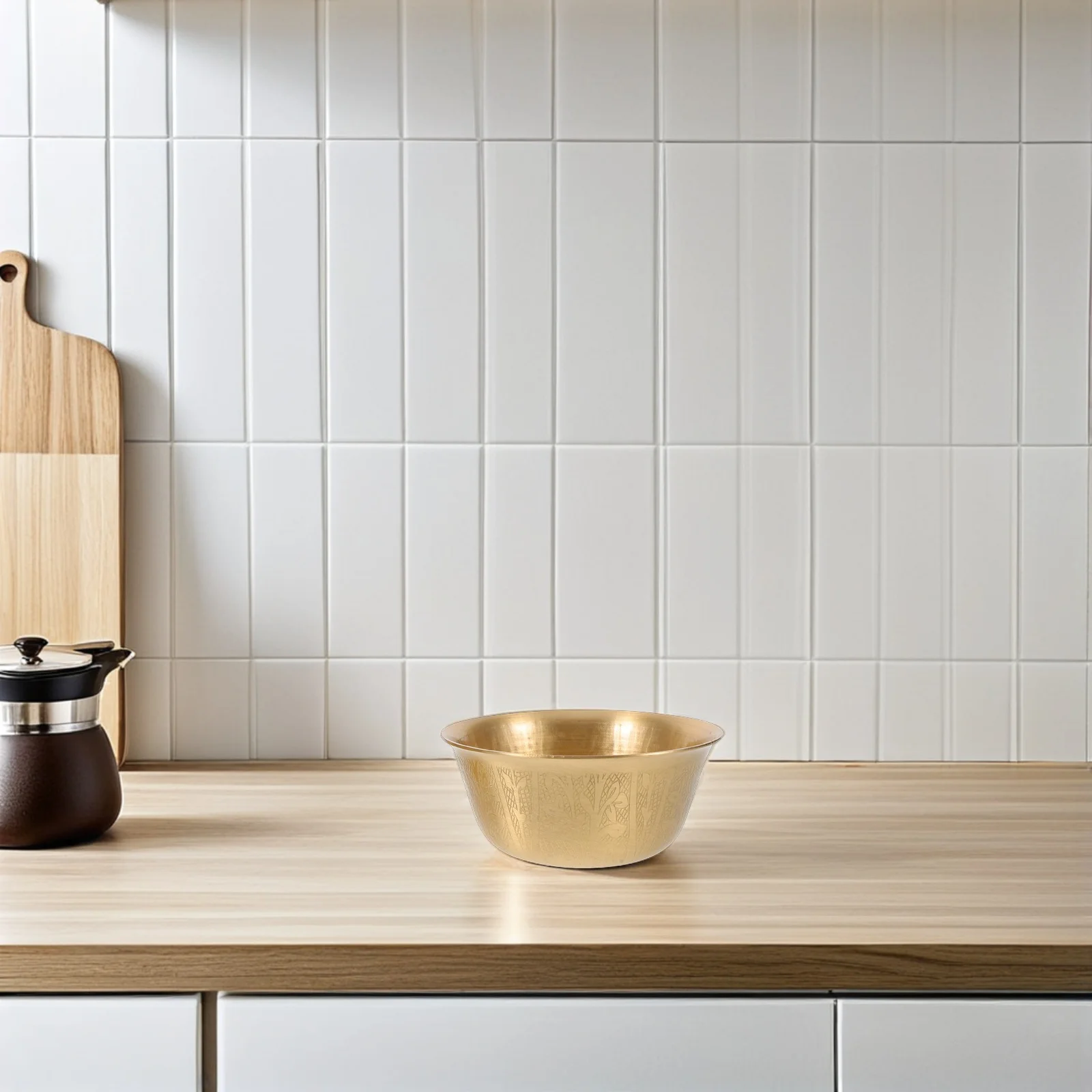 

2Pcs 2.5 2.9 Copper Temple Offering Bowls Exquisite Decorative Worship Cups Ideal Home Altar Religious Ceremonies