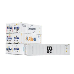 Collectible Diecast Toy Model Gift 1:50 Scale ONE,MSC,CMA CGM 40 Foot Refrigerated,Cold Chain Ship, Truck Container Model