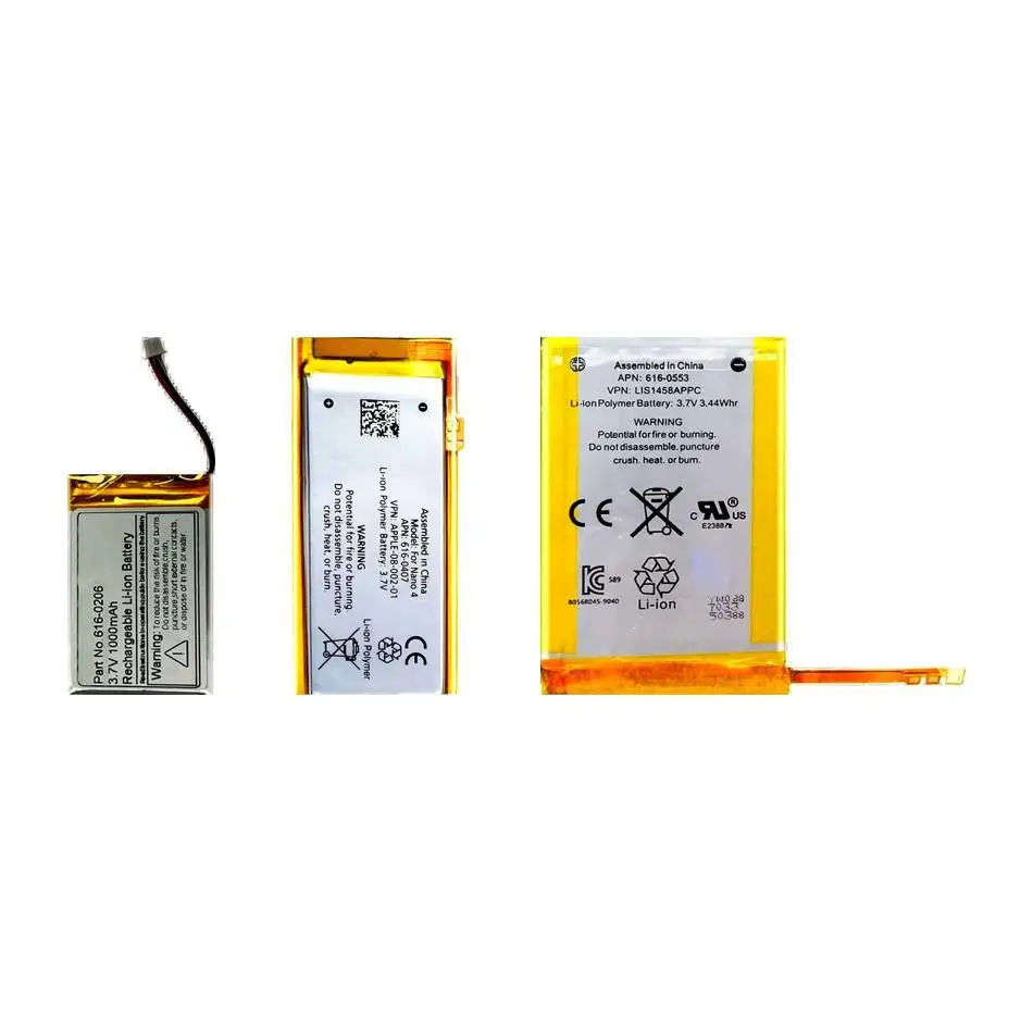 

930-1000 мАч для Apple Ipod Classic Nano Touch 4, 4TH 616-0407, поколение Genphoto 4G, аккумулятор 616-0206 616-0183
