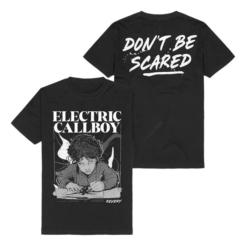 Electric Callboy Don't Be Scared Print Cotton T-shirt Men Women Electronic Core Band Unisex Short Sleeve Casual Tee