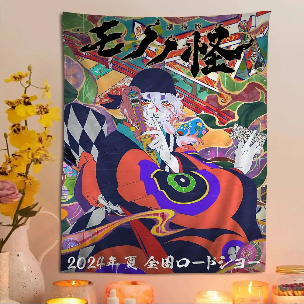 Ukiyo-e anime Mononoke Kusuriuri Printed Large Wall Tapestry Cheap Hippie Wall Hanging Bohemian Wall Tapestries Mandala Home