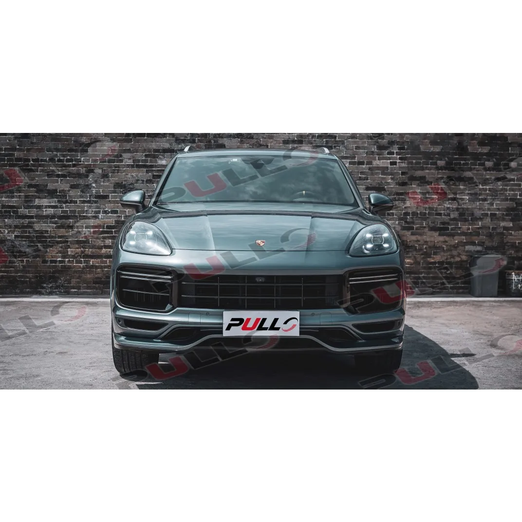 

Body Kit with Front Bumper Assembly with Grille and Rear Lip for Porsche Cayenne 9Y0 Coupe 18-21 Upgrade to Turbo TKT