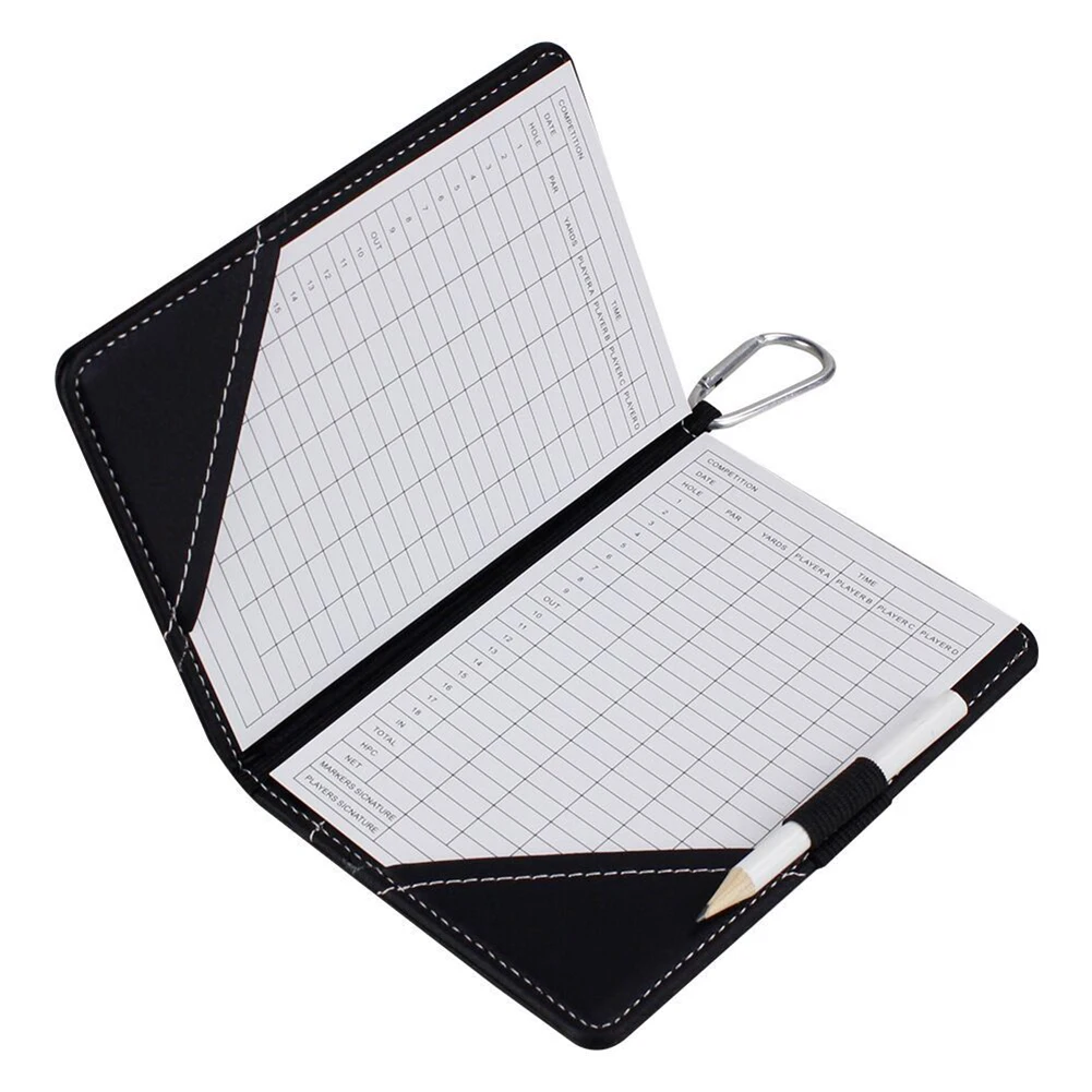 Compact Scorecard Case Golf Scorecard Holder Lightweight And Portable Pencil Storage Slot Perfect For Competitions