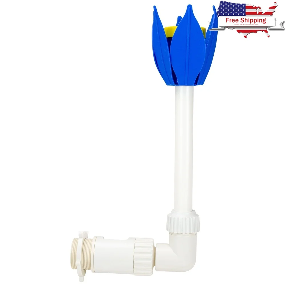 

Регулируемый цветочный фонтан, бассейн, спа, наружное использование, подходит для 15-дюймовых резьбовых фитингов, простая установка, сверхмощный пластик