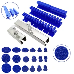 Car Universal Adhesive Blue Glue Tabs Replacement Tools Kit Paintless Dent Repair For Auto Remover Hail Pit
