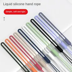 Silicone Wrist Straps Mobile Phone Strap Charms Cute Lanyards for Iphone Strap Camera Keys Cord Lanyard Key Chains Hanging Rope
