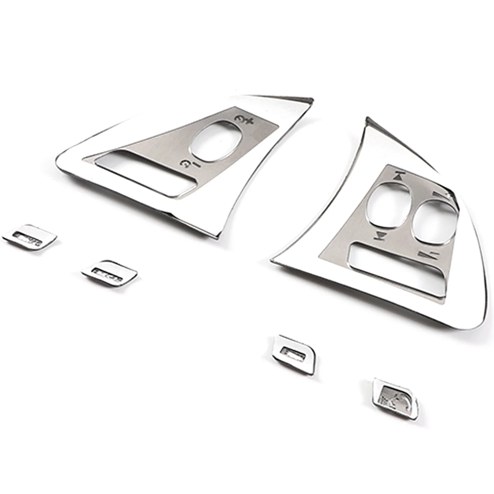 For Jaguar XF XJ 2010-2019 aluminum alloy Black Button Stickers Car Accessories Interior AC Gear Switch Repair Decals