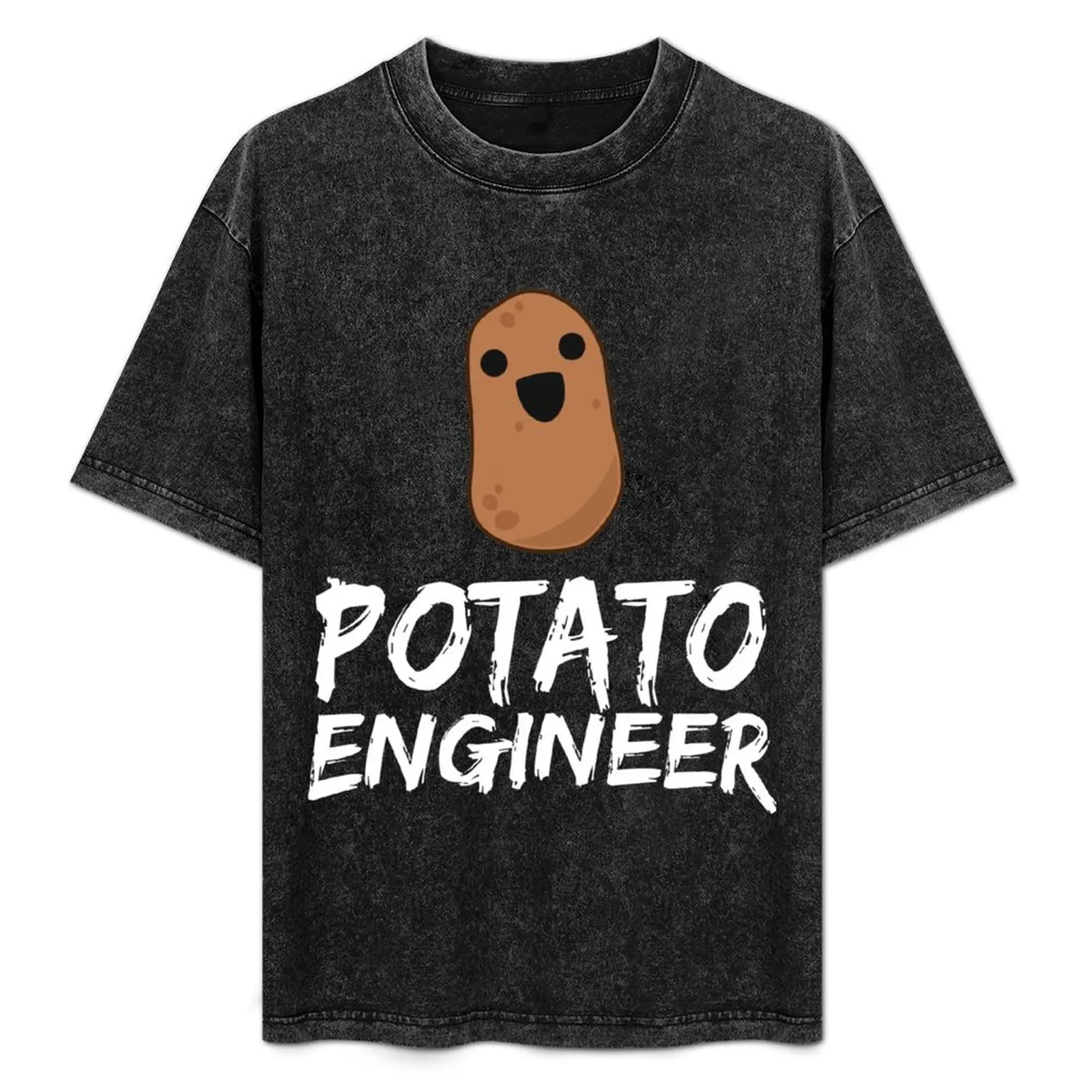 

Potato Engineer - Funny Potato Shirt, Engineering Major Joke T-Shirt Fashion Graphic Tee for Men