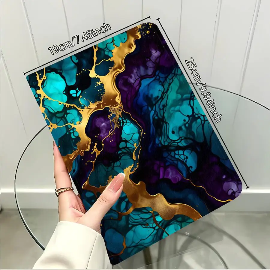 Dark Bubble Pattern With Pencil Holder Case for Xiaomi Redmi Pad SE K Pad 8.8 9.7 12.4 Inch Pad 5 6 7 8 Pro Pad 6s Pro 7 Ultra 3
