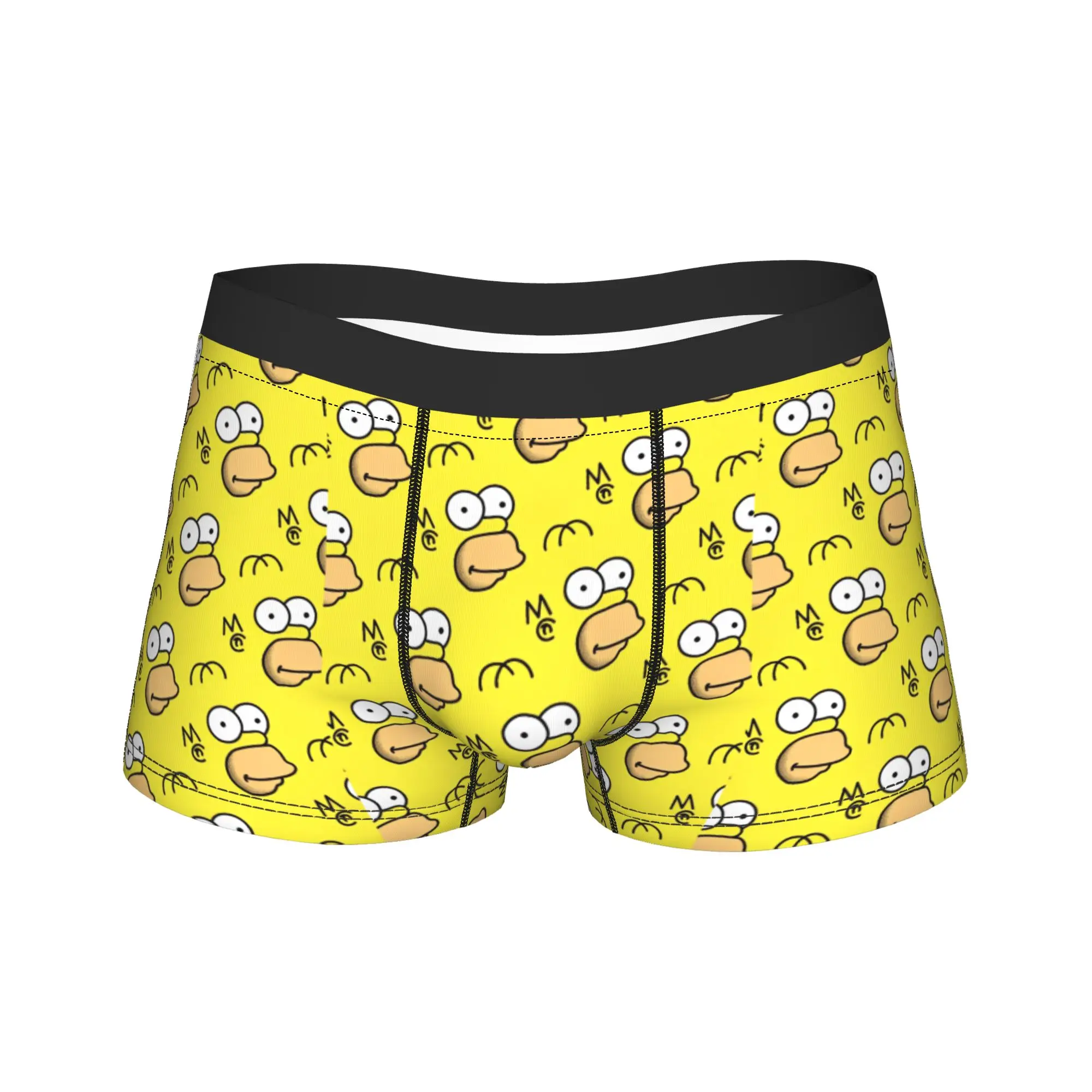 Men Simpsonseds Anime Family life Boxer Shorts,Ultra Soft  Underwear Underpants