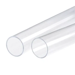 2/3/4Pcs 50cm Long OD 8-40mm Transparent Acrylic Pipe PMMA Organic Glass Tube Aquarium Accessoires Pipe Fittings Acrylic Tube