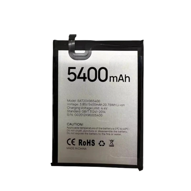 Newest BAT20X965400 3.85V 20.79Wh 5400mAh Lithium-ion Rechargeable Battery for Doogee X96 Pro High Quality Mobile Phone Battery