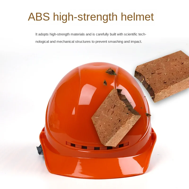 Safety Helmet Worker Construction Site Protective Cap Ventilate ABS Hard Hat Reflective Stripe Safety Cap Helmet