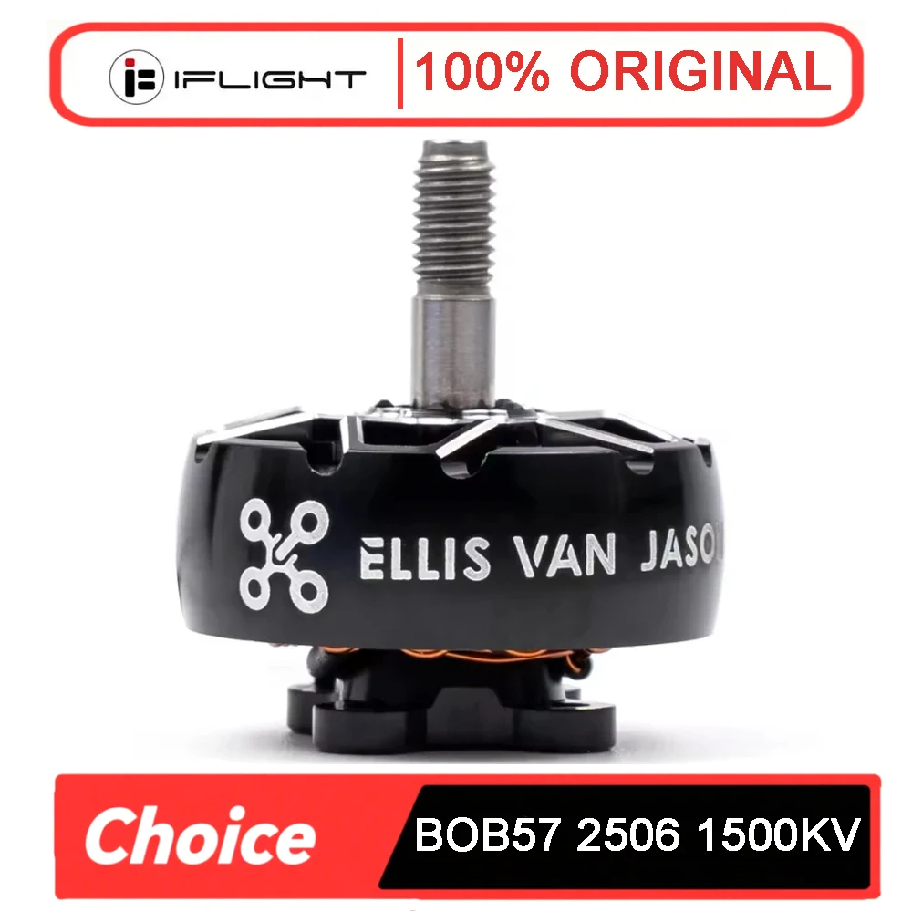 

iFlight BOB57 2506 1500KV 6S FPV Motor with 5mm Shaft For RC FPV Racing Drone