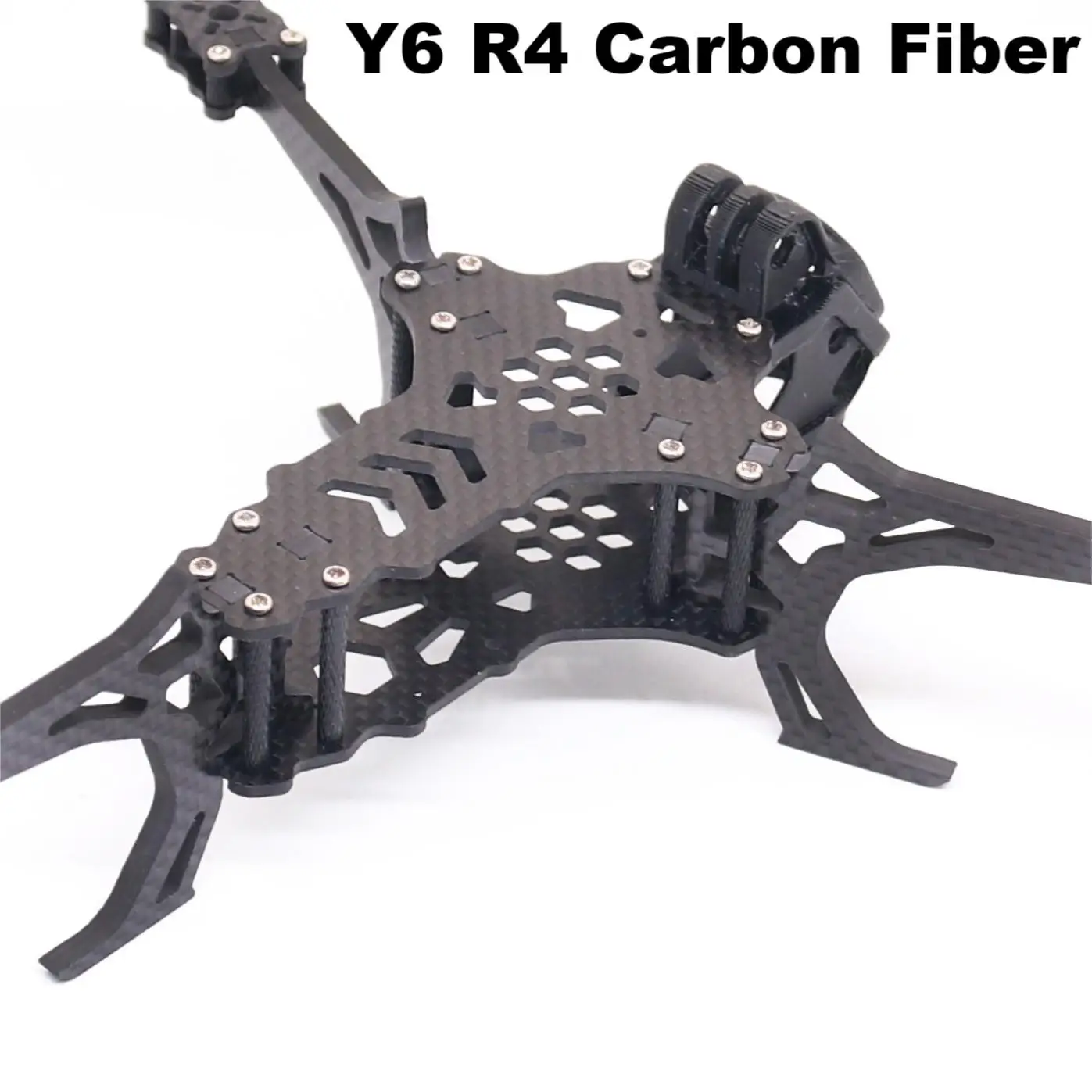 

Y6R4 4inch FPV Drone Frame Kit Carbon Fiber Racing Drone Quadcopter Freestyle INAV Beatflight F722 Ardupilot PX4 Flight Control