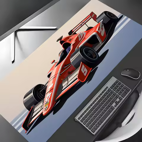Desktop decorative pad F1 racing car Mouse Pad Desk Mat Gaming mat pc accessories rubber anti-slip keypad expansion mousepad
