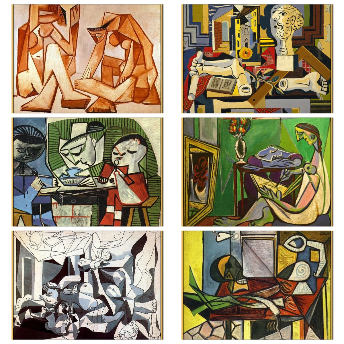 Picasso Famous  DIY Digital Oil Painting Hand-painted Coloring Craft Doodle Abstract Painting Living Room Decorative Wall Art