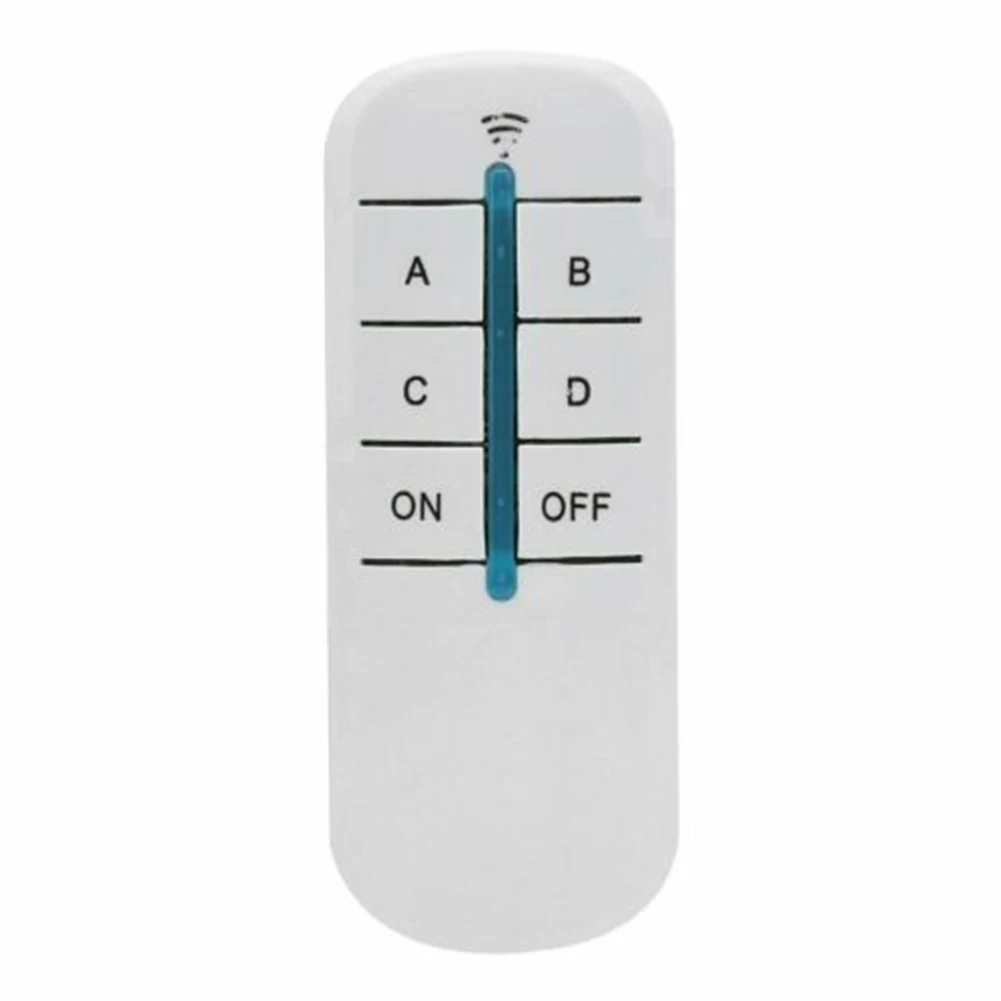 4 Way Remote Control Switch 220V Four-Way Digital Wireless Wall Light Receiver Transmitter Remote Control Switch Without Battery