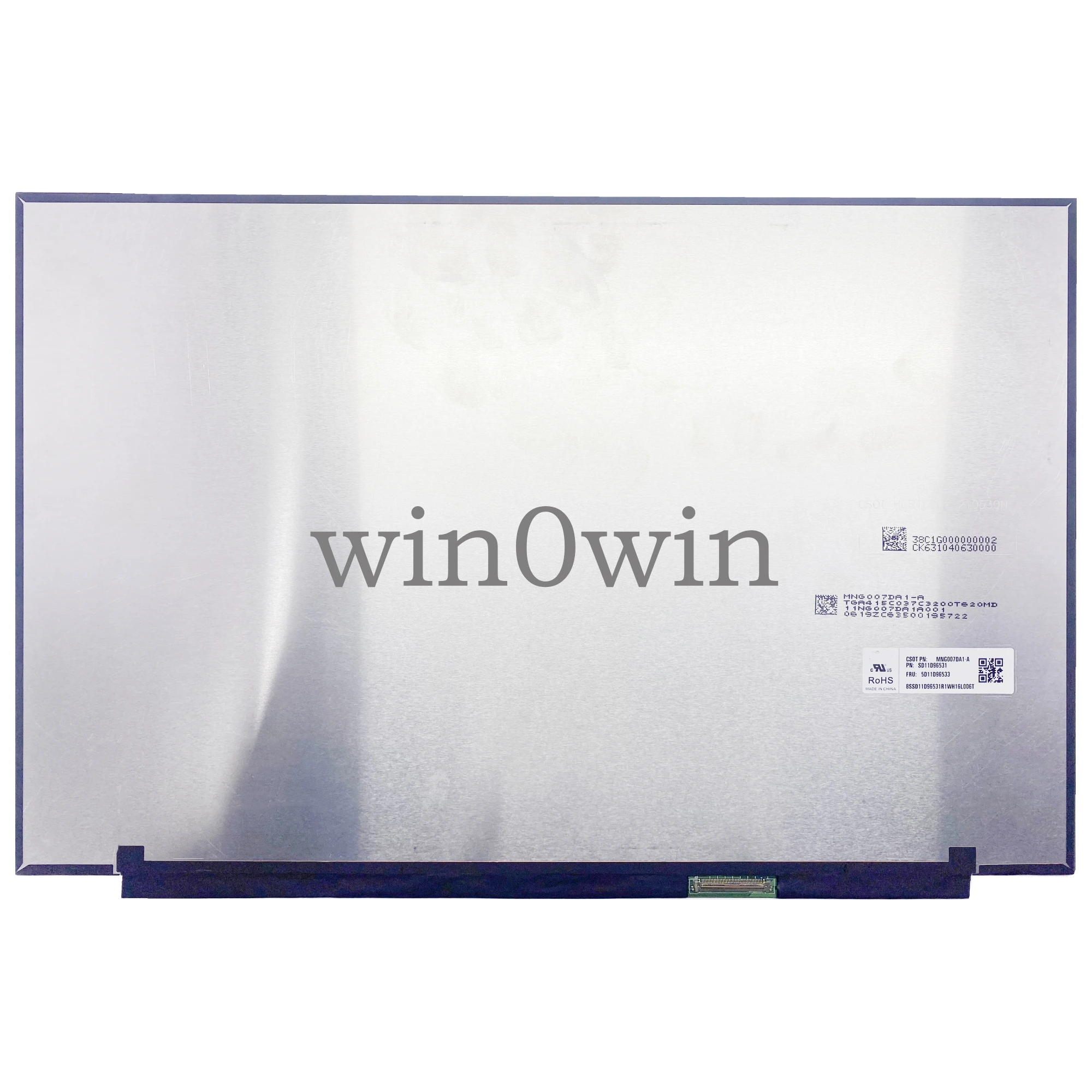 MNG007DA1-A 16.0 inch 2560x1600 Matrix Replacement Panel Laptop LCD Screen