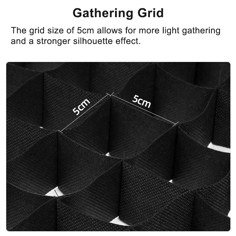 Godox Honeycomb Grid For Octagon Square Rectangle Hexadecagon Deep Softbox 30* 40 50*70 55 60 65 80 22*90 95 80*120 140 35*160cm